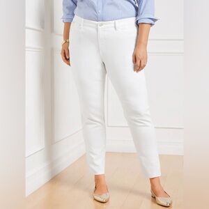 Talbots Slim Ankle White Jeans Size 18W‎ Petite